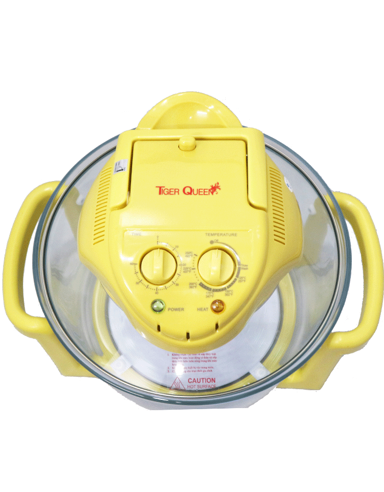 Lò Nướng Thủy Tinh Tiger Queen AX-777MV 11L - Nướng Đối Lưu Đa Chức Năng, Chất Liệu Thủy Tinh Pháp, Thiết Kế Hiện Đại