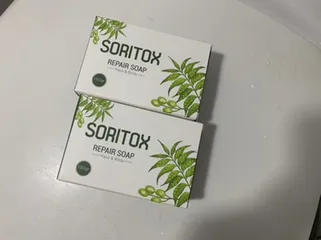 Bộ Đôi Chăm Sóc Da Soritox Cream 50g & Soritox Soap 130g - Giải Pháp Giảm Khô Ngứa , Giúp Da Mềm Mại, Trắng Sáng