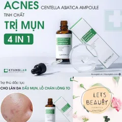 Tinh Chất Serum Giảm Mụn KyungLab Acnes Centella Asiatica 50ml - Hỗ Trợ Làm Mờ Thâm, Đầu Đen Và Kiềm Dầu Cho Da Mịn Màng