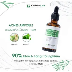 Tinh Chất Serum Giảm Mụn KyungLab Acnes Centella Asiatica 50ml - Hỗ Trợ Làm Mờ Thâm, Đầu Đen Và Kiềm Dầu Cho Da Mịn Màng
