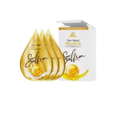 Sữa Tắm Trắng Collagen X3 Mix Saffron Đông Anh - Làm Trắng Da Hiệu Quả, Hương Thơm Dễ Chịu, Hộp 3 Gói Chất Lượng Cao