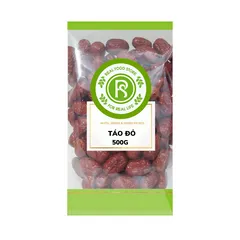 Táo Đỏ Tân Cương Real Food - Quả Jujube Sấy Khô Giàu Dinh Dưỡng - Tăng Cường Sức Khỏe và Tiêu Hóa