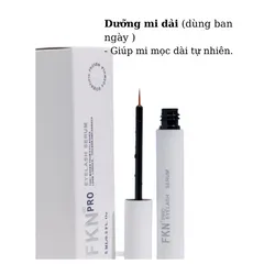 Serum Dưỡng và Dài Lông Mi Rậm Lông Mày FKN 5ml - Giúp Mi Dày Đẹp Tự Nhiên, An Toàn Cho Da Mắt Nhạy Cảm