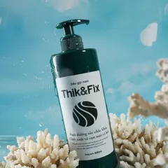 Dầu Gội Kích Thích Mọc Tóc Thảo Mộc Thik&Fix Dành Cho Nam - Ngăn Ngừa Gàu, Dưỡng Tóc Chắc Khỏe, 300ml