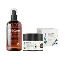Combo Ezema 50 & Dầu Gội Hỗ Trợ Sạch Gàu Antisol - Giải Pháp Hiệu Quả Chống Gàu, Ngứa, Dưỡng Tóc Khỏe Mạnh