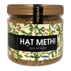 Hạt Methi Ấn Độ Real Food - Hạt Fenugreek Tự Nhiên Hỗ Trợ Tăng Cường Sữa Mẹ và Cải Thiện Chỉ Số Đường Huyết