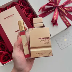 Nước hoa unisex Al Haramain Amber Oud Ruby Edition EDP - Hương thơm sang chảnh, quyến rũ, phiên bản hoàn hảo của MFK Baccarat Rouge 540