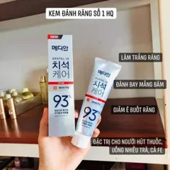 Kem Đánh Răng MEDIAN Dental IQ 93% Hàn Quốc 120g - Chống Viêm Nướu, Trắng Răng, Combo 2 Tuýp, Hơi Thở Thơm Mát