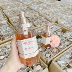 Sữa Tắm Trắng Da Tủy Mật Hoa Hồng Damask Weilaiya 450ml - Dưỡng Ẩm Sâu, Làm Sáng Da, Hương Thơm Quyến Rũ
