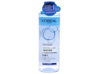 Nước Tẩy Trang L'Oreal 3-in-1 Micellar Water 400ml - Làm Sạch Sâu Cho Da Nhạy Cảm & Makeup Cứng Đầu, Dưỡng Ẩm Tươi Mát