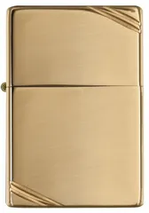 Bật Lửa Zippo Vintage 270 - Đồng Vàng Bóng Cổ Điển - Bảo Hành Trọn Đời, Hộp Quà Tặng Thân Thiện Môi Trường