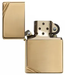 Bật Lửa Zippo Vintage 270 - Đồng Vàng Bóng Cổ Điển - Bảo Hành Trọn Đời, Hộp Quà Tặng Thân Thiện Môi Trường
