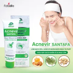 Sữa Rửa Mặt Acnevir Dành Cho Da Mụn & Da Nhạy Cảm - Chăm Sóc Da Thiên Nhiên Chống Mụn, Kiểm Soát Dầu Thừa