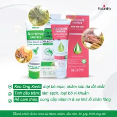 Sữa Rửa Mặt Acnevir Dành Cho Da Mụn & Da Nhạy Cảm - Chăm Sóc Da Thiên Nhiên Chống Mụn, Kiểm Soát Dầu Thừa