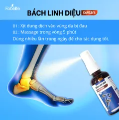 Chai Xịt Xoa Bóp Chấn Thương Bách Linh Diệu Giảm Đau, Hỗ Trợ Lưu Thông Máu, Đau Nhức Xương Khớp