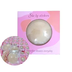 Miếng Dán Ngực Nâng Ngực Silicon She By Stickers - Hộp 3 Cặp Tái Sử Dụng, Không Kích Ứng, Thoải Mái và Quyến Rũ