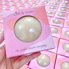 Miếng Dán Ngực Nâng Ngực Silicon She By Stickers - Hộp 3 Cặp Tái Sử Dụng, Không Kích Ứng, Thoải Mái và Quyến Rũ