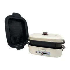 Nồi Lẩu Điện Đa Năng Kuvings KMG-200B 2 Trong 1 - Gốm Ceramic Chống Dính, 9 Chức Năng Nấu, Dung Tích 4.0L, Nắp Chống Trào Màu Trắng
