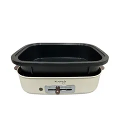 Nồi Lẩu Điện Đa Năng Kuvings KMG-200B 2 Trong 1 - Gốm Ceramic Chống Dính, 9 Chức Năng Nấu, Dung Tích 4.0L, Nắp Chống Trào Màu Trắng