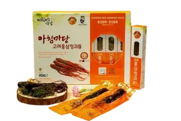Hồng Sâm Tẩm Mật Ong Nguyên Củ Achimmadang Hàn Quốc - Hộp 8 Củ 300g Giúp Tăng Cường Sức Khỏe và Giảm Mệt Mỏi