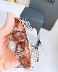 Đồng hồ nam Citizen Sun Moon Titanium mặt tròn trắng bạc sang trọng - Chống nước 50m, lịch tuần trăng, thiết kế hiện đại.