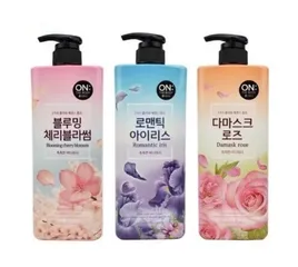 Sữa Tắm Nước Hoa On The Body Hàn Quốc 900ml - Dưỡng Da Trắng Mịn, Hương Hoa Quyến Rũ, Chăm Sóc Da Từ Tự Nhiên