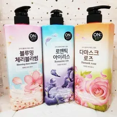 Sữa Tắm Nước Hoa On The Body Hàn Quốc 900ml - Dưỡng Da Trắng Mịn, Hương Hoa Quyến Rũ, Chăm Sóc Da Từ Tự Nhiên