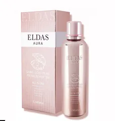 Serum Tế Bào Gốc Eldas Aura Shine Gold Pearl 100ml - Chăm Sóc Da Trẻ Hóa, Giảm Nếp Nhăn, Tăng Độ Sáng Mịn Da Hàn Quốc