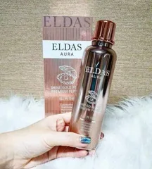 Serum Tế Bào Gốc Eldas Aura Shine Gold Pearl 100ml - Chăm Sóc Da Trẻ Hóa, Giảm Nếp Nhăn, Tăng Độ Sáng Mịn Da Hàn Quốc
