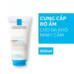 Sữa Rửa Mặt Và Tắm La Roche-Posay Lipikar Syndet AP+ 200mL - Dành Cho Da Khô Ngứa, Nhạy Cảm