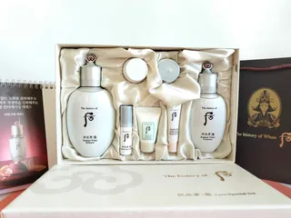 Bộ Dưỡng Trắng Da The History of Whoo Gongjinhyang Seol Radiant White - Set Chăm Sóc Da Trắng Sáng, Giảm Nám Tàn Nhang 7 Món