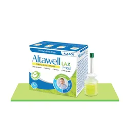 Gel thụt nhuận tràng Altawell Lax cho trẻ em (6 ống x 5g) - Hỗ trợ điều táo bón và hiệu quả cho trẻ từ 0-12 tuổi