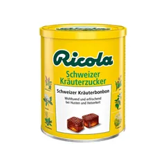Kẹo Ngậm Ho Ricola Đức 250g - Hỗ Trợ Giảm Ho, Dịu Họng, Từ 13 Loại Thảo Mộc Tự Nhiên, Không Đường, Thích Hợp Cho Người Ăn Kiêng