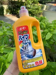 Chai Thông Tắc Đường Ống Thoát Nước Rocket Nhật Bản 800g - Giải Pháp Hiệu Quả Cho Gia Đình, Loại Bỏ Bùn Tắc Nhanh Chóng