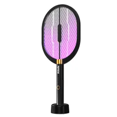 Vợt Bắt Muỗi MiKaKo V36D 3 In 1 - Thiết Bị Diệt Muỗi Thông Minh, Pin Sạc 1200mAh, Chống Giật, Đèn Bẫy Muỗi Tự Động