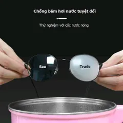 Khăn Lau Kính Nano Chống Nhờn, Mồ Hôi - Hộp 100 Miếng Giúp Tăng Độ Sáng, Ngăn Bám Hơi Nước Chuyên Dụng cho Kính Mát và Ống Kính Máy Ảnh