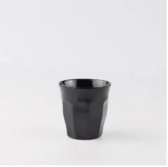 Ly trà đá nhựa melamine đen cao cấp Superware - Bền, an toàn cho gia đình, dùng cho quán cà phê và bữa tiệc