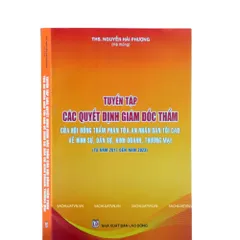 Tuyển Tập Quyết Định Giám Đốc Thẩm Tòa Án Nhân Dân Tối Cao - Hình Sự, Dân Sự, Kinh Doanh Thương Mại (2017-2023)