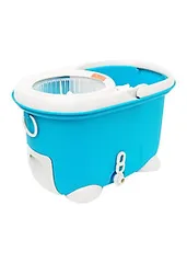 Bộ Cây Lau Nhà Xoay Tay 360 Độ Lock&Lock MOP-Q2-1 - Kèm 2 Bông Lau, Dễ Dàng Vệ Sinh Sàn Nhà, Phòng Bếp, Phòng Tắm