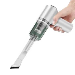 Máy Hút Bụi Cầm Tay Mini Không Dây - Lực Hút Mạnh 9000 Pa, Đèn LED Chiếu Sáng, Đa Năng Vệ Sinh Ô Tô, Máy Tính, Gia Đình