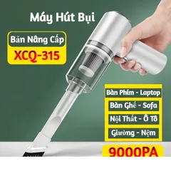 Máy Hút Bụi Cầm Tay Mini Không Dây - Lực Hút Mạnh 9000 Pa, Đèn LED Chiếu Sáng, Đa Năng Vệ Sinh Ô Tô, Máy Tính, Gia Đình