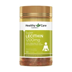 Viên Uống Super Lecithin 1200mg Healthy Care 100 Viên - Hỗ Trợ Sức Khỏe và Làm Đẹp Da Cho Phụ Nữ Trên 30 Tuổi