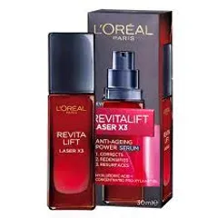 Serum Dưỡng Da L'Oreal Paris Revitalift Laser x3 30ml - Giảm Nếp Nhăn, Căng Da, Chống Lão Hóa Chuyên Sâu