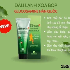 Dầu xoa bóp lạnh Glucosamine Hàn Quốc 150ml - Giảm đau nhức xương khớp hiệu quả, hỗ trợ phục hồi chấn thương thể thao