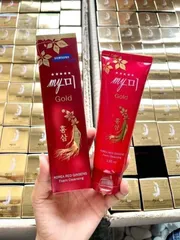 Sữa Rửa Mặt Hồng Sâm Đỏ My Gold - 130ml, Dưỡng Ẩm & Làm Sáng Da, Sản Phẩm Hàn Quốc Từ Thiên Nhiên, Chăm Sóc Da Mặt Hiệu Quả