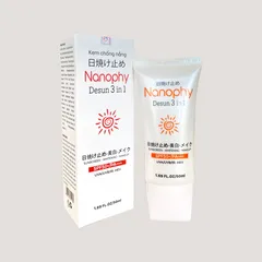 Kem Chống Nắng Nanophy Desun SPF 50+ 3 in 1 - Dành Cho Da Mụn, Da Dầu, Bảo Vệ Tia UV & IR, Dưỡng Da, Trang Điểm Tự Nhiên
