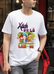 Áo Thun Đồng Phục Đi Phượt - Áo Team Du Lịch Xách Balo Lên Và Đi Cotton Tici Chất Lượng Cao THT8