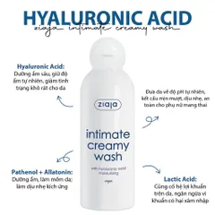 Dung Dịch Vệ Sinh Phụ Nữ Intimate ZIAJA 200ml - Chứa Acid Hyaluronic, Dưỡng Ẩm, Làm Sạch, Cân Bằng pH, Phù Hợp Cho Mẹ Bầu