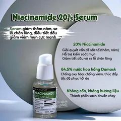 Tinh Chất Dưỡng Trắng Mờ Thâm Derma Factory Niacinamide 20% Serum