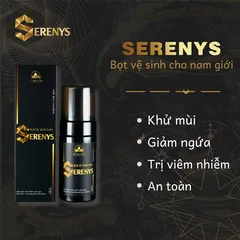 Bọt Vệ Sinh Nam Serenys Classic 100ml - Khử Mùi, Dưỡng Ẩm, Làm Sạch Vùng Kín, Hương Thơm Nam Tính, An Toàn Cho Da